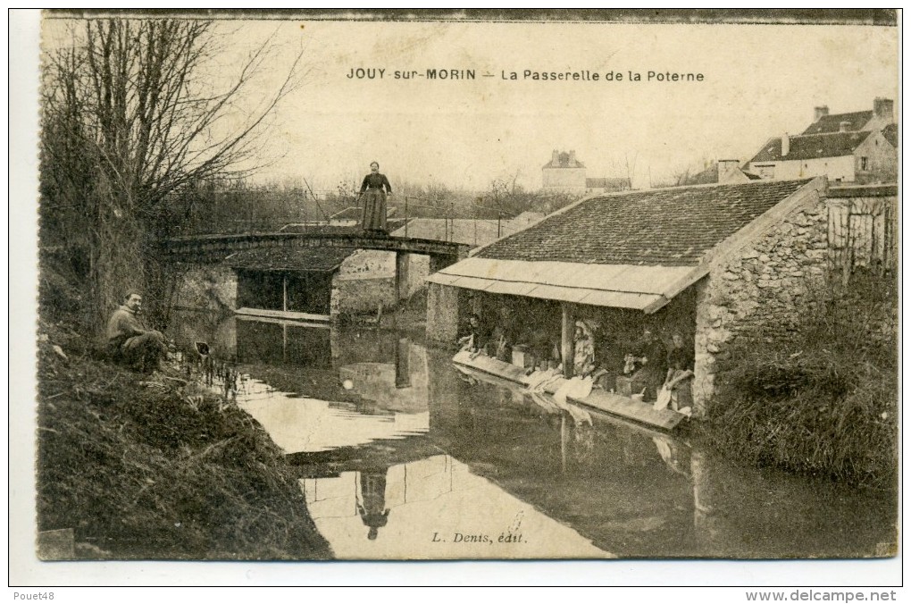 77 - JOUY SUR MORIN - La Passerelle De La Poterne - Autres & Non Classés