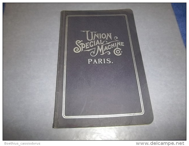 Sewing Machine : UNION SPECIAL MACHINE, MACHINES A COUDRE CATALOGUE ANCIEN (détail En Photos + Annonce) - Material Y Accesorios