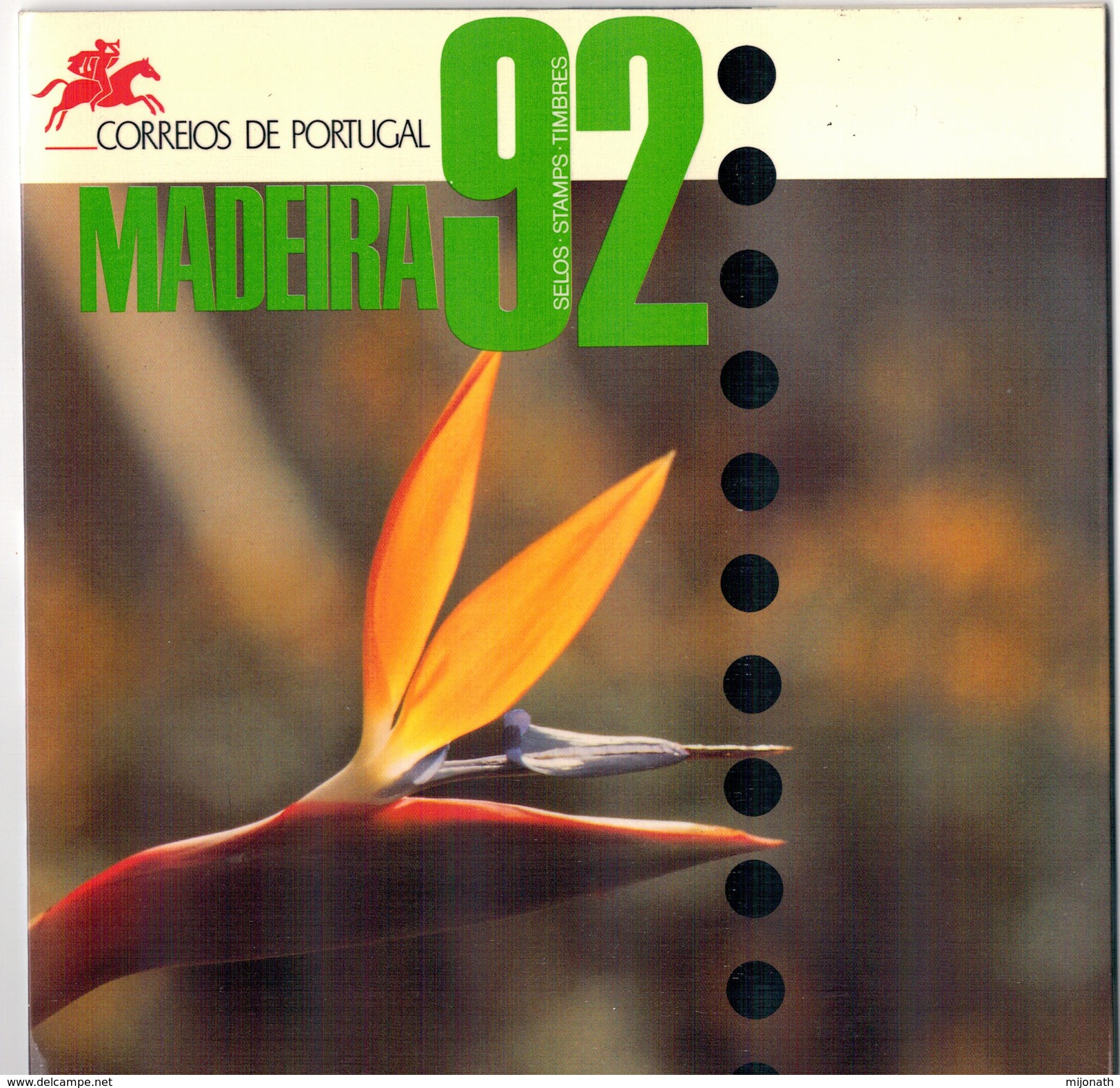 Ph-PORTUGAL - Madeira Carteira De Selos  1992 - Années Complètes