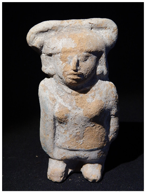 Hochet Cérémoniel MAYA Précolombien, Pre Columbian Mexico, 600-900 AD. - Archéologie