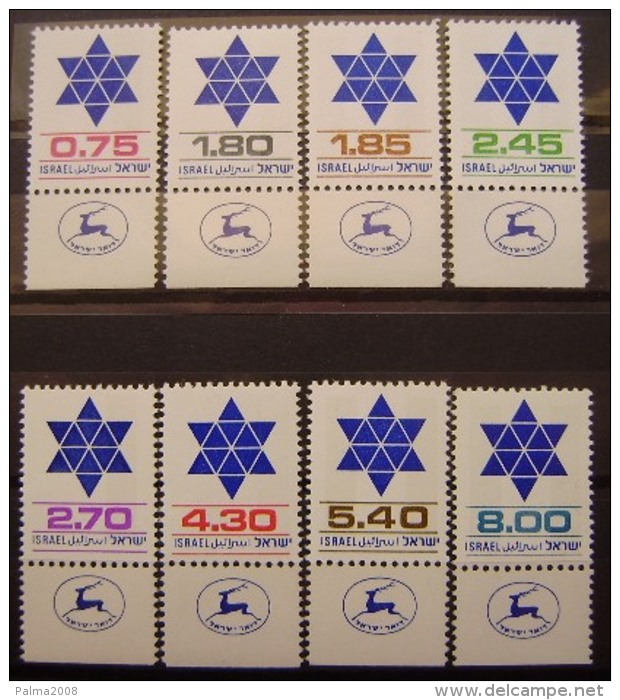 ISRAEL - IVERT 594/95 + 659+704+759/60+754/55 - SERIE BASICA NUEVOS SIN FIJASELLOS - ( H000 ) - Gebraucht (mit Tabs)