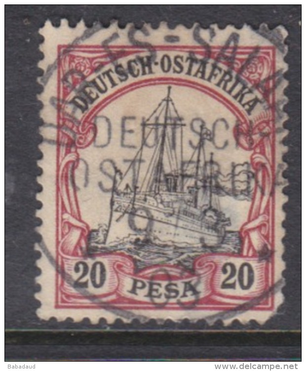 German East Africa, Hohenzollern Yatch, 1901, 20 Pesa, Used DAR ES SALAAM  9/3/03 C.d.s. - German East Africa