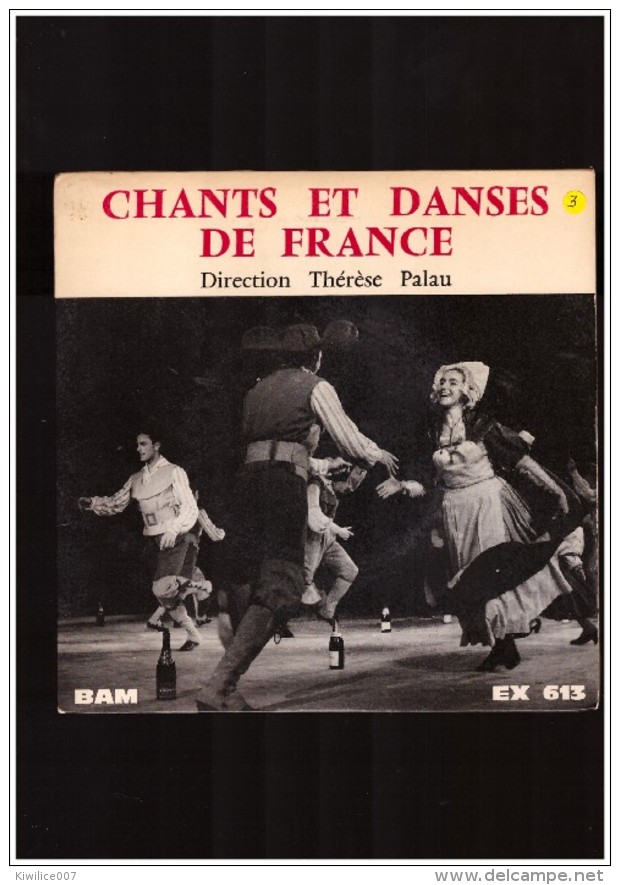 Chants Et Danses De France   Therese Palau  Bourrée 7 Sauts  Rond Argnetonnais   Les Gars De Locminé Gigue - Autres & Non Classés