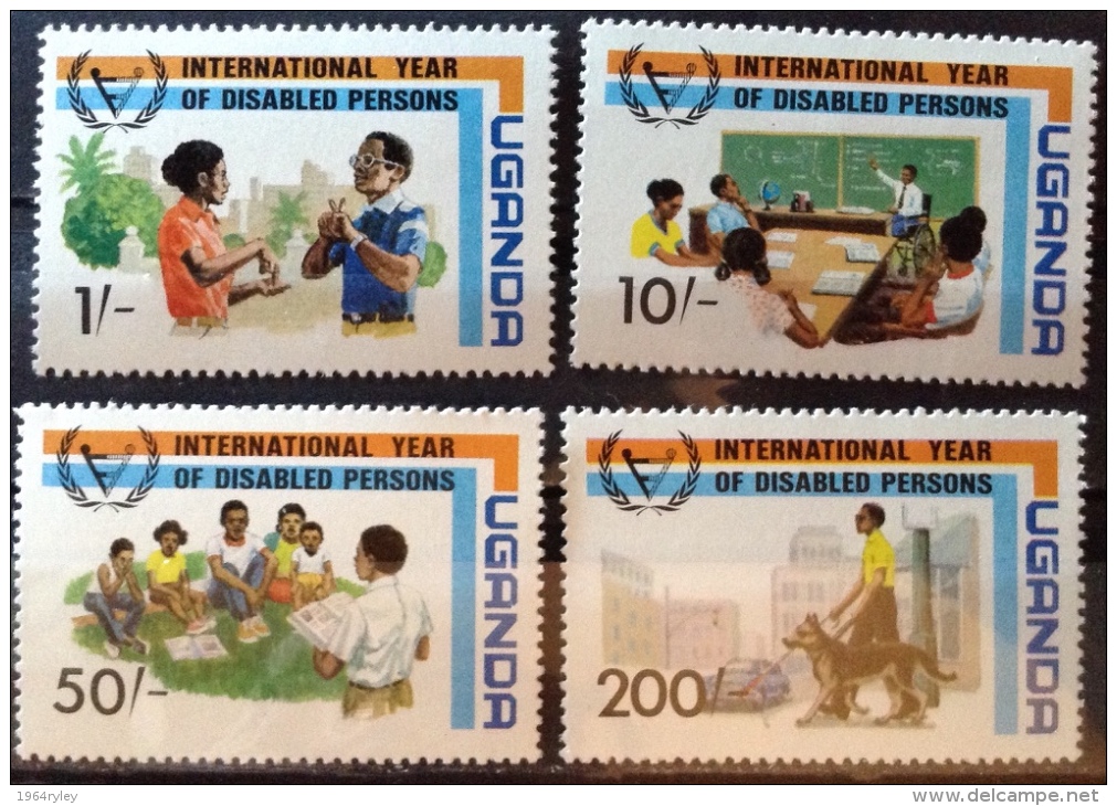 Uganda 1981 MNH** # 323/326 - Uganda (1962-...)