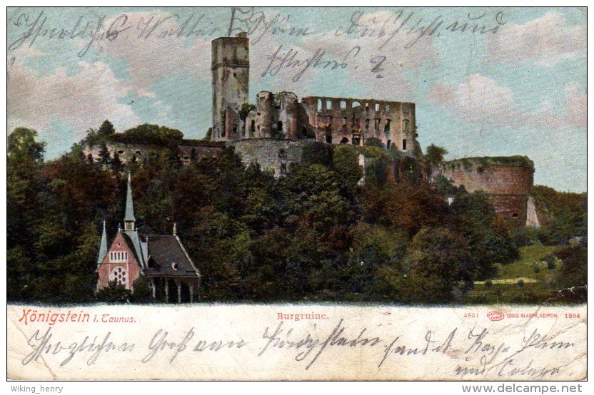 Königstein Taunus - Burgruine - Koenigstein