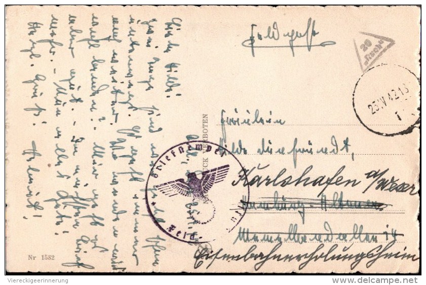 ! 1942 Warschau, Warszawa, Ansichtskarte, Krakauervorstadt, Feldpost, Polen, Poland, Pologne - Polonia