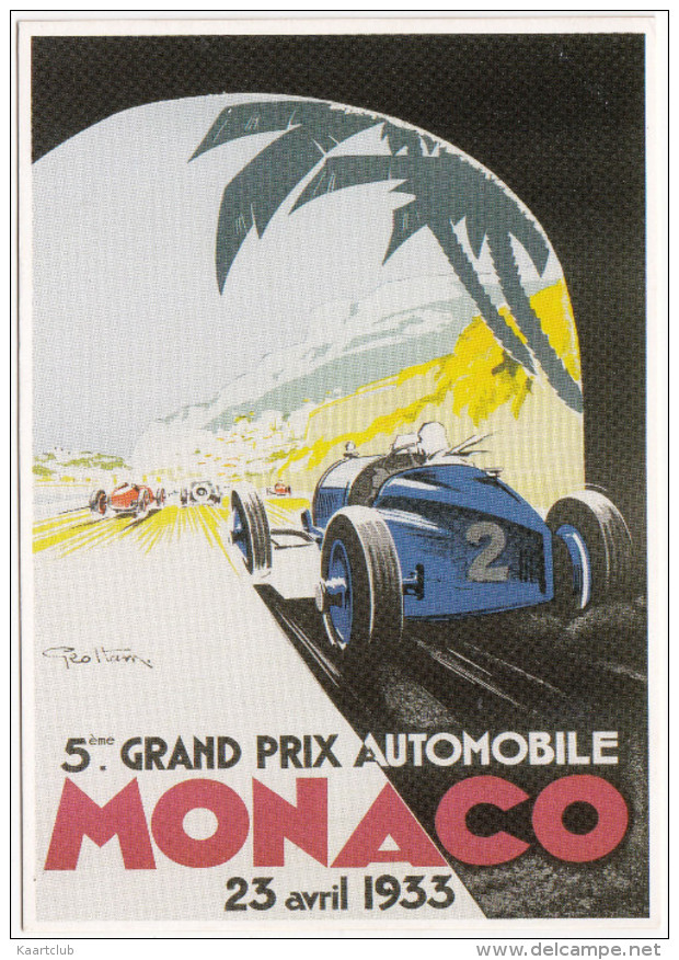 5.ème Grand Prix Automobile Monaco - 23 Avril 1933 - Grand Prix / F1