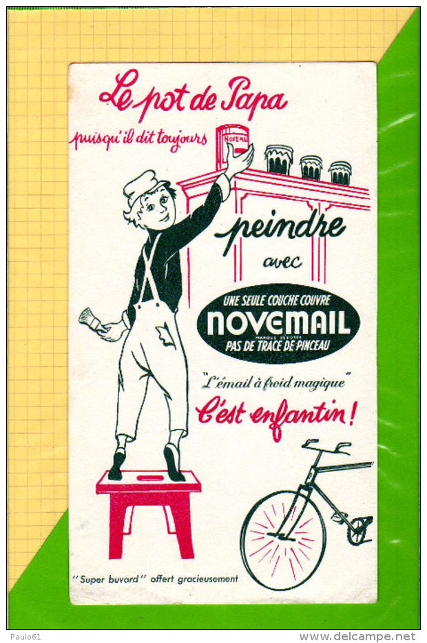 BUVARD & Blotting Paper : Novemail Le Pot De Papa - Paints