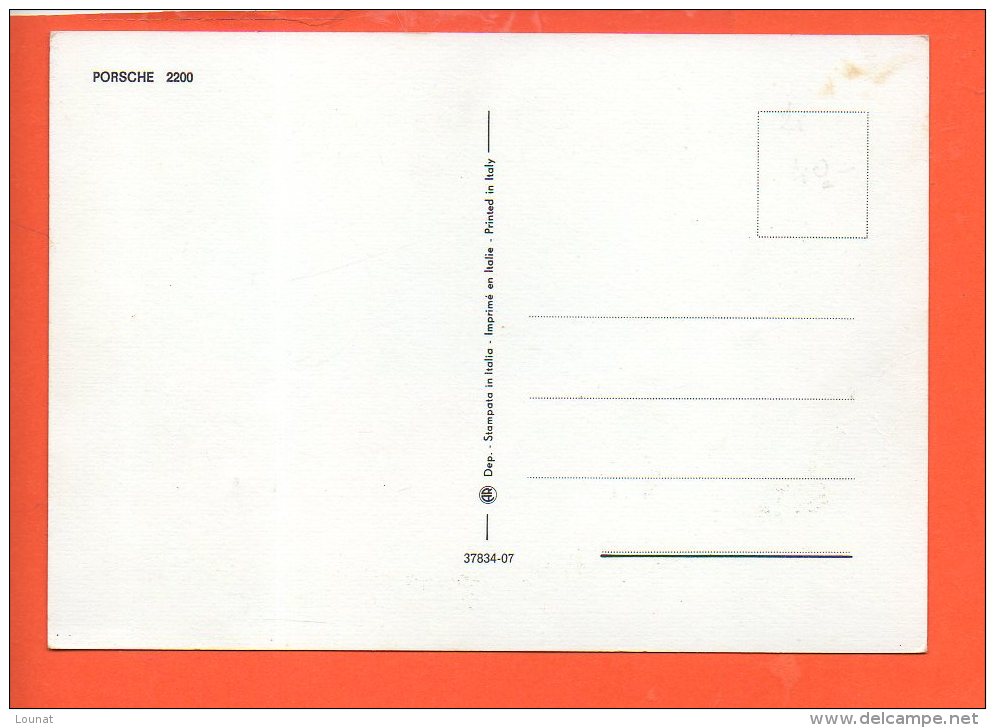 AUTOMOBILES - Porsche 2200 - Autres & Non Classés