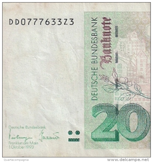 20 DEUTSCHE MARK GERMANIA GERMANY - 20 Deutsche Mark