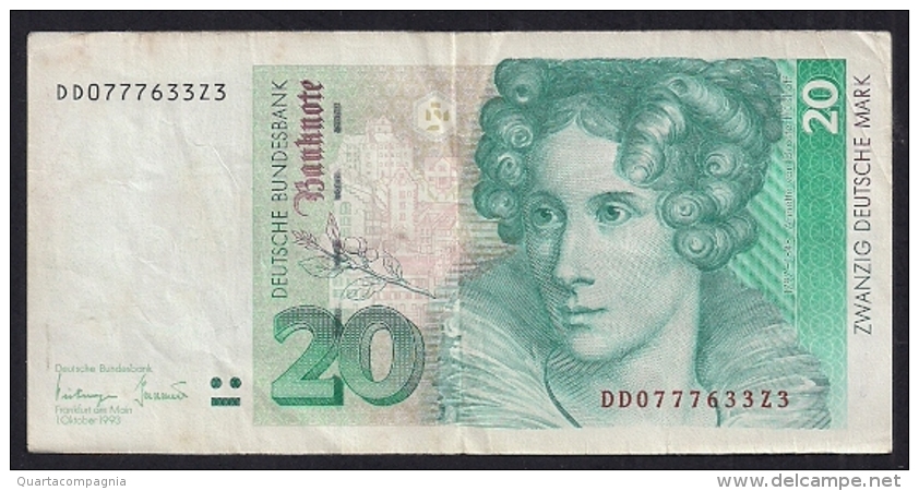 20 DEUTSCHE MARK GERMANIA GERMANY - 20 Deutsche Mark