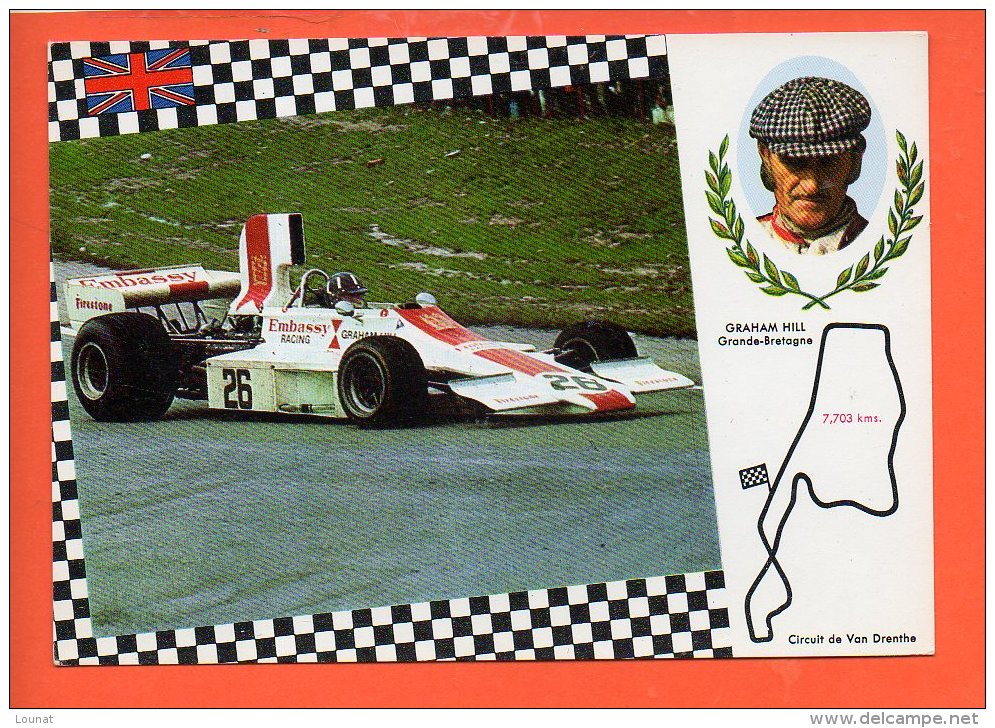 AUTOMOBILE - Circuit De Van Drenthe (Hollande) - Graham Hill - Grand Prix / F1
