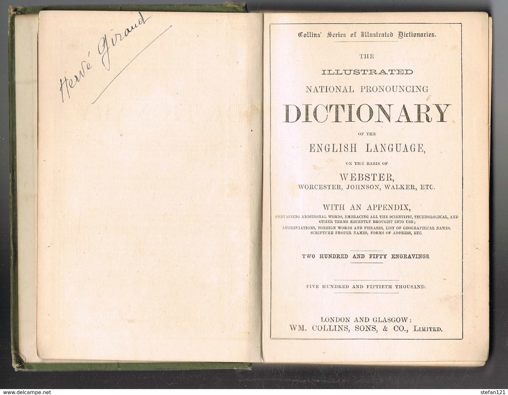 The Illustrated National Pronouncing Dictionary Of The English Langage - English Language/ Grammar