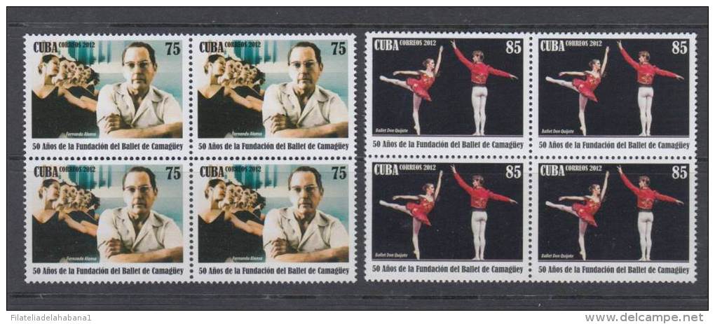 2012.22 CUBA 2012 MNH BALLET DANCE OF CAMAGUEY. BLOCK 4 - Unused Stamps