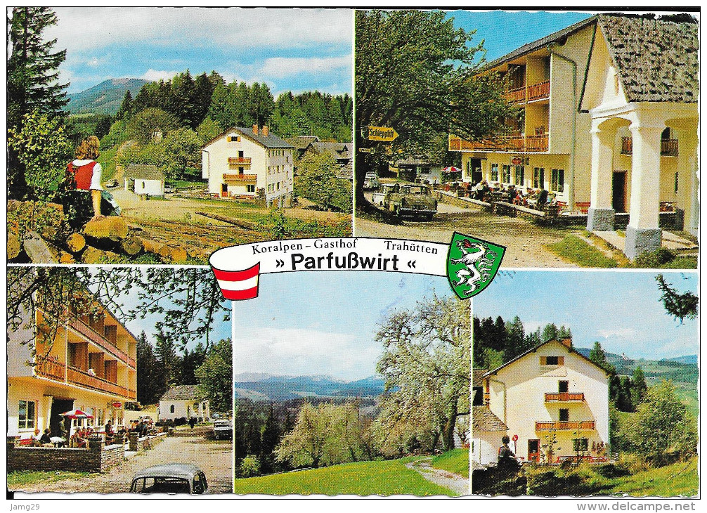 Oostenrijk/Austria, Trahütten, Gasthof "Parfusswirt", 5-bilder, 1972 - Deutschlandsberg