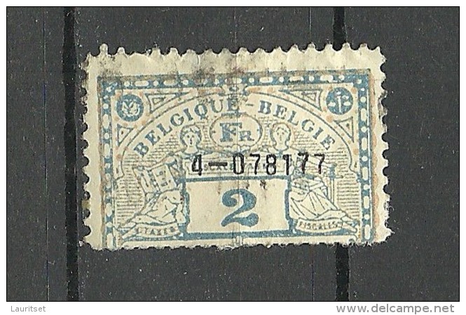 BELGIEN Belgium Tax Fiscal Stamp O - Stamps