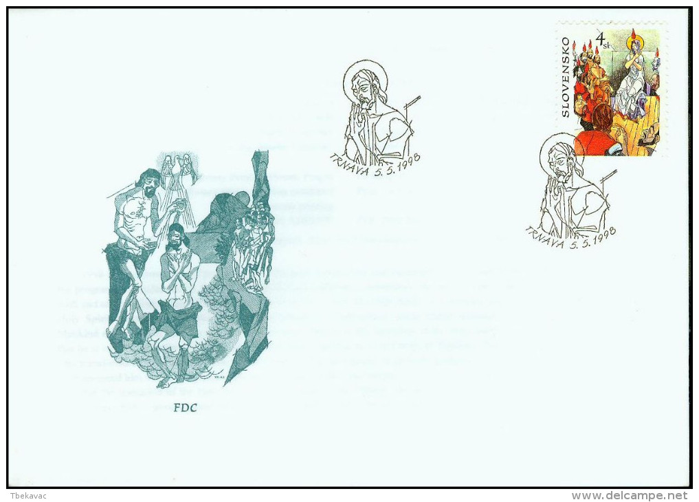 Slovakia 1998, FDC Cover Art Renewal Of Faith Mi.# 310, Ref.bbzg - FDC