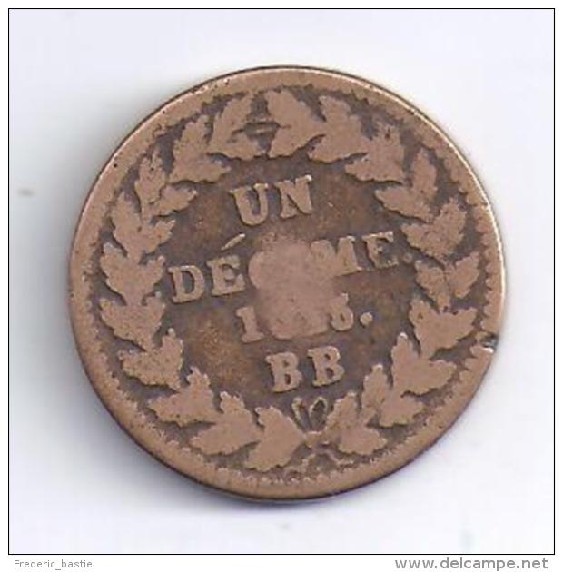 L Couronné -    Un Décime  1815 BB - Other & Unclassified