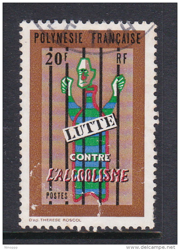 French Polynesia SG 156 1972 Campaign Against Alcoholism, Used - Oblitérés