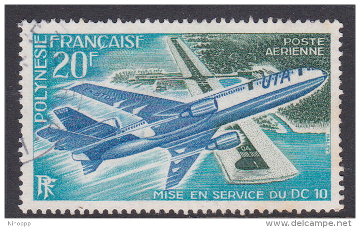 French Polynesia SG 168 1973 Inauguration Of DC10 Service Used - Oblitérés
