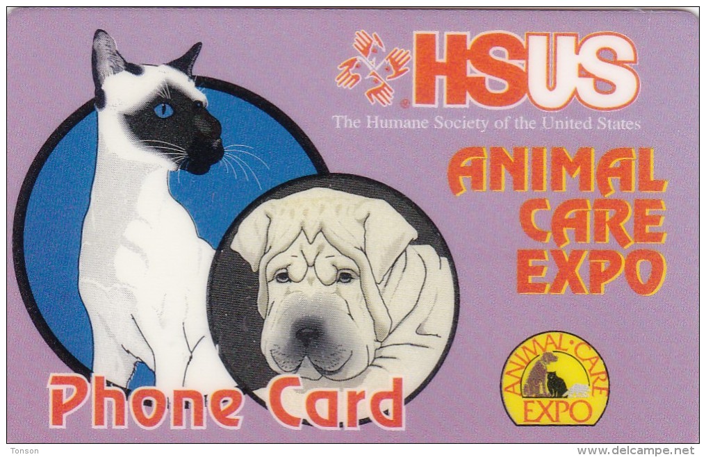 United States, PRE-US-0955, HSUS - Animal Care Expo, Cat And Dog, 2 Scans. - Sonstige & Ohne Zuordnung