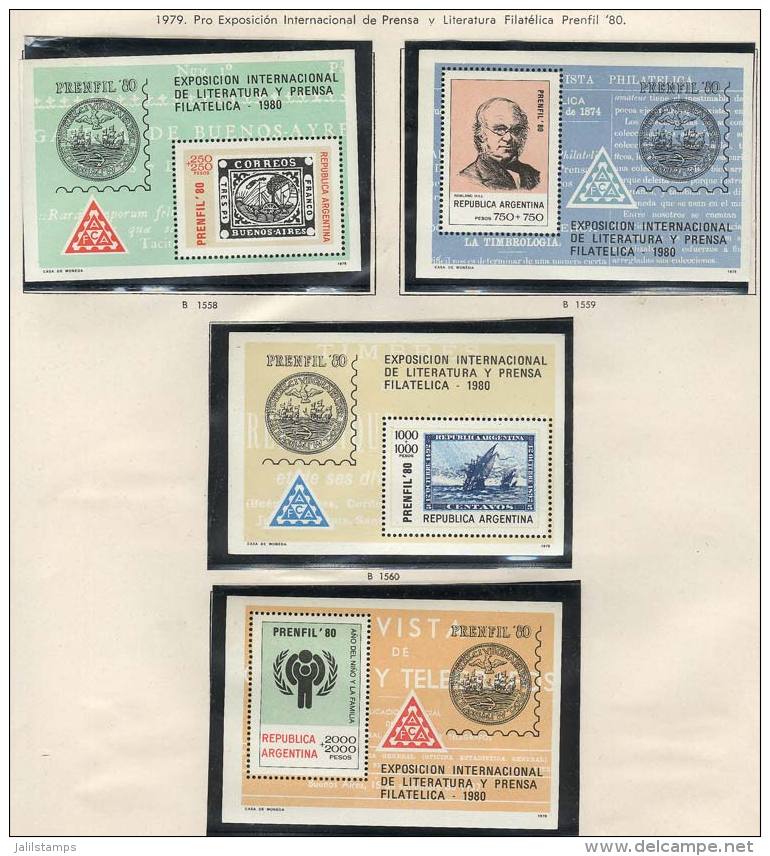 Collection On Filadelia Senior Album For 1966/1983, Almost Complete For Commemorative Stamps, With Some Basic Sets,... - Verzamelingen & Reeksen