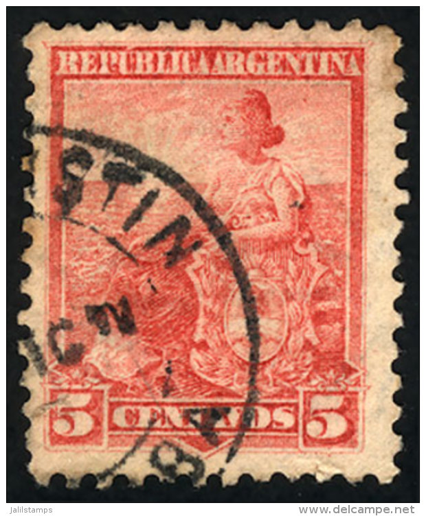 GJ.222, With Cancel Of  SAN AGUSTÍN (Córdoba), Very Fine! - Andere & Zonder Classificatie