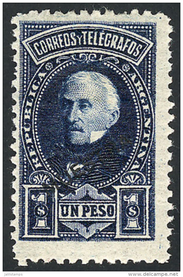 GJ.115, $1 San Martín, Overprinted MUESTRA In Black, VF Quality! - Other & Unclassified