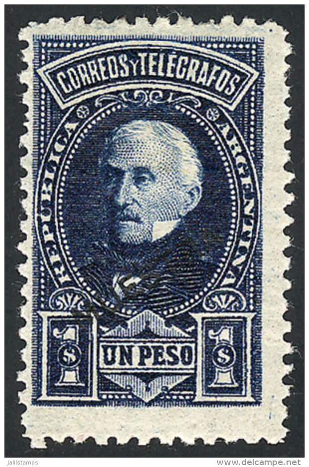 GJ.115, $1 San Martín, Overprinted MUESTRA In Black, VF Quality! - Andere & Zonder Classificatie