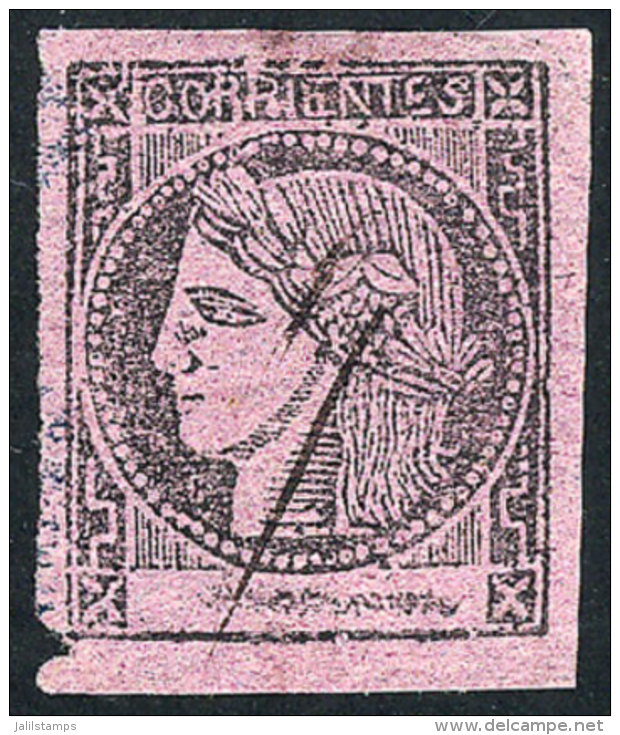 GJ.15, 3c Purple, Type 6, Pen Cancelled, Minor Defect, Catalog Value US$50. - Corrientes (1856-1880)