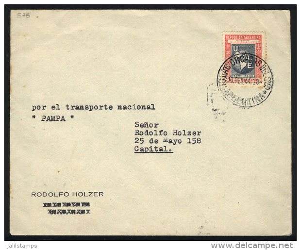 Cover Franked With 5c+5c (GJ.907), Sent From Orkney Islands To Buenos Aires On 10/FE/1944, VF Quality! - Other & Unclassified