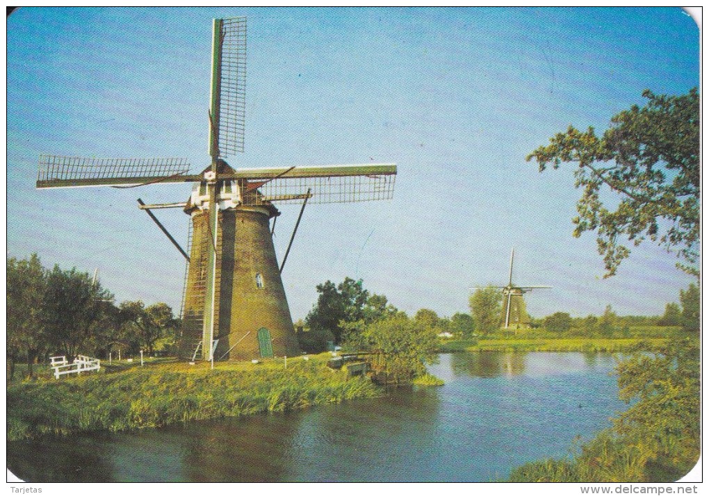 CALENDARIO DEL AÑO 1991 DE UN MOLINO (CALENDRIER-CALENDAR) MILL-MOULIN - Tamaño Pequeño : 1991-00