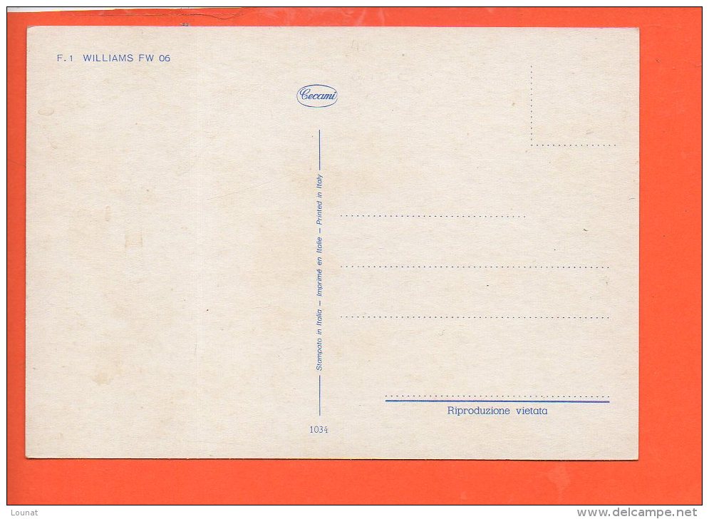 AUTOMOBILE - Circuit F1 - Williams FX 06 - Grand Prix / F1