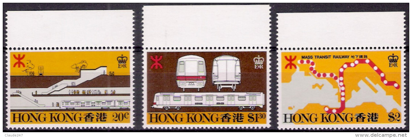 Hong Kong 1974 1979 1980 3 Serie Nuove: UPU - Metro - Queen Mother Illing.- New MNH - Unused Stamps