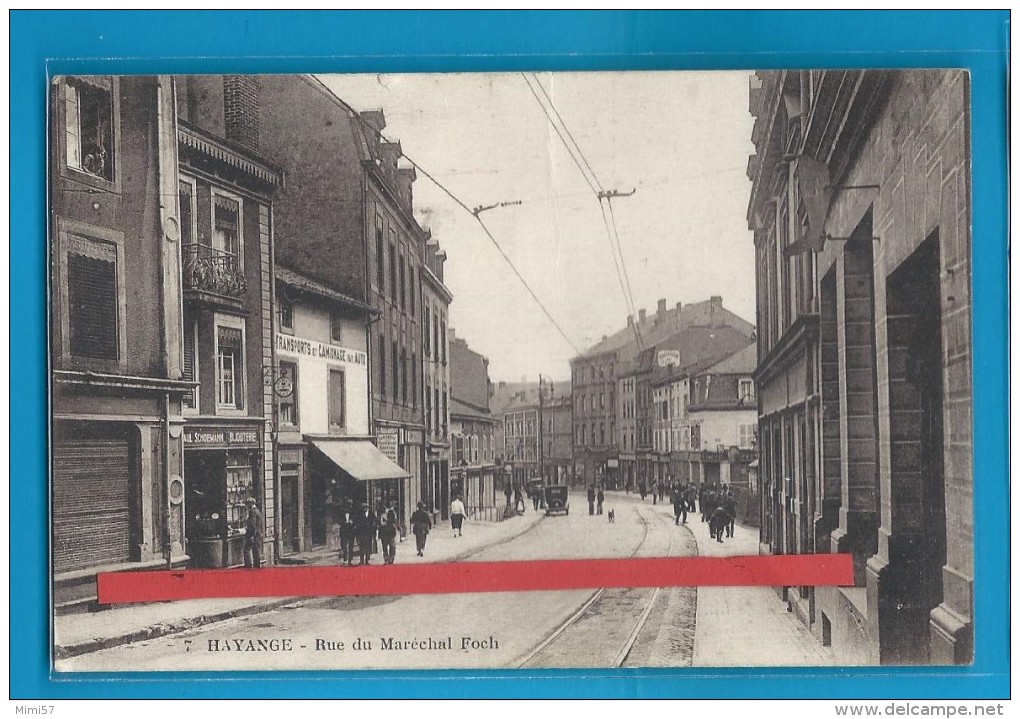 C.P.A. Hayange Rue Du Maréchal Foch - Hayange