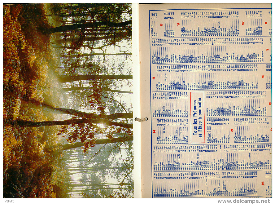 Almanach des PTT (1974) Chasse, Carte Ferroviaire, Métro, Les Yvelines, Versailles, Carte routière France... (17 scans)