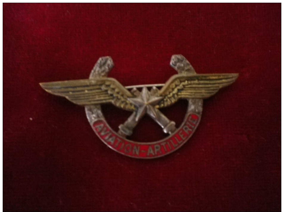 INSIGNE ARMEE DE L AIR ALAT AVIATION ARTILLERIE FAB DP - Armée De L'air