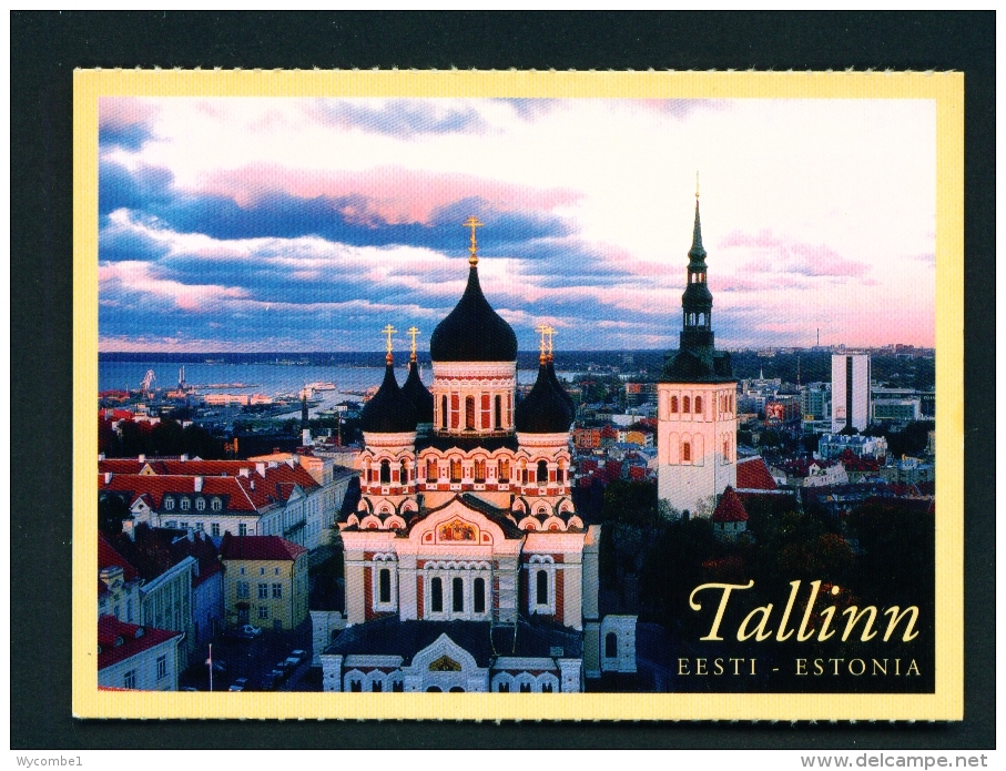 ESTONIA  -  Tallinn  Nevski Cathedral  Unused Postcard - Estonia