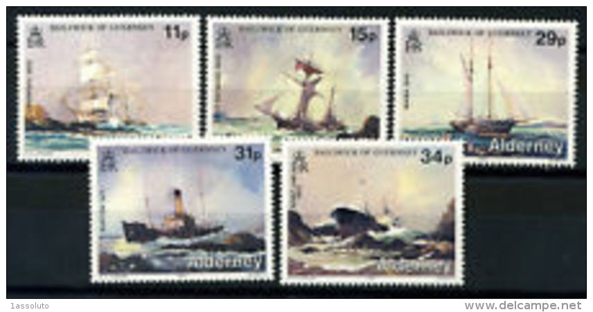 ALDERNEY ANNATA COMPLETA  1987 - Alderney