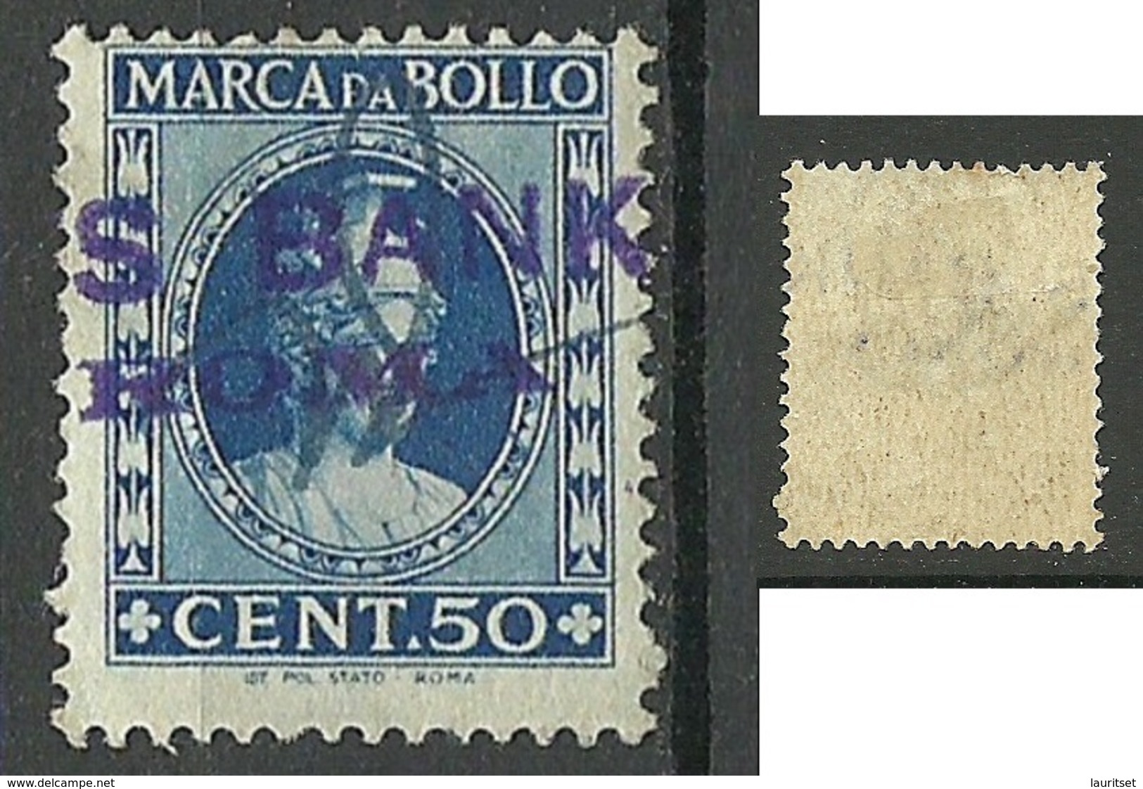 ITALIA ITALY Revenue Tax Fiscal Marca Da Bollo O - Revenue Stamps