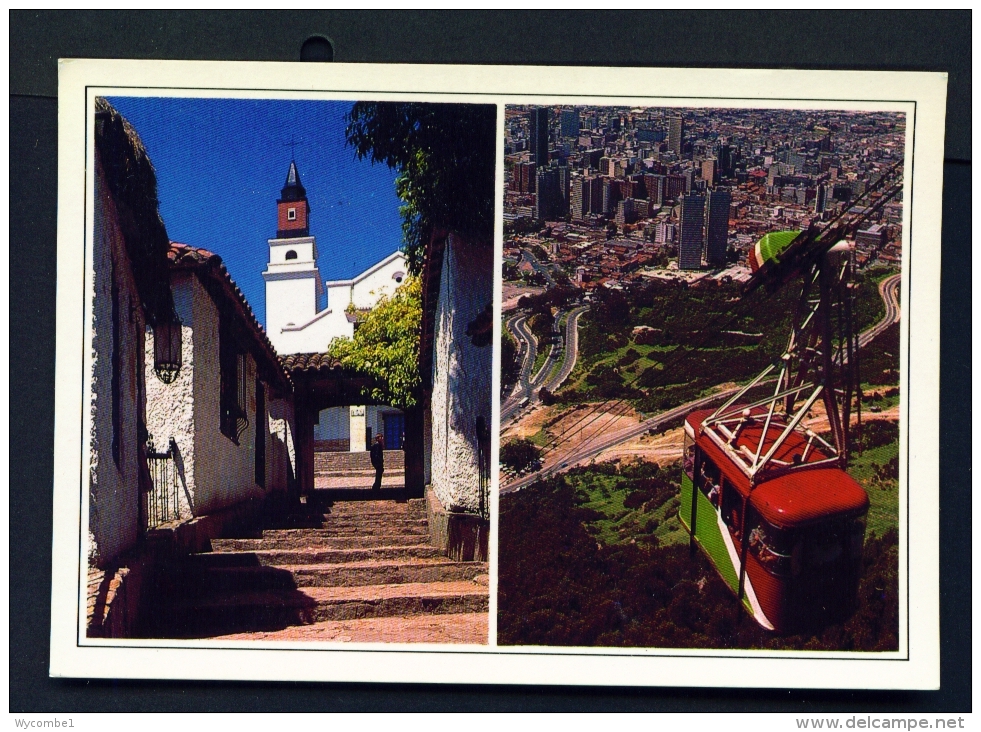 COLOMBIA  -  Bogota  Dual View  Unused Postcard - Colombia