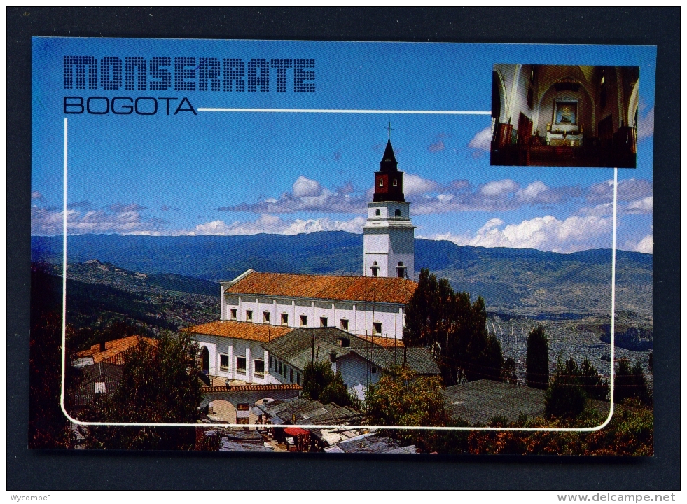 COLOMBIA  -  Bogota  Monserrate  Unused Postcard - Colombie
