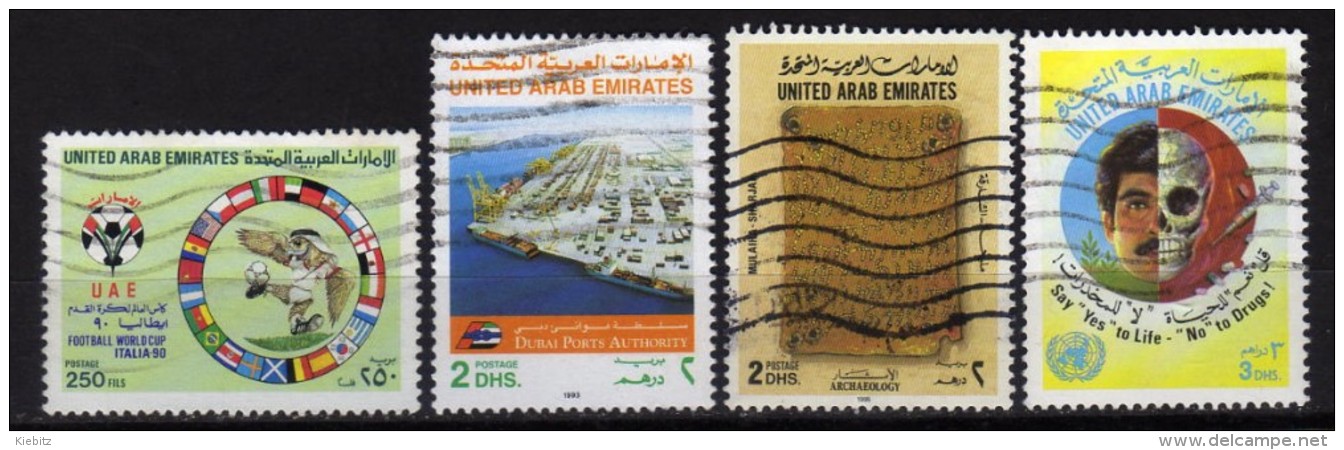 UAE - Lot 1990 - 1999  Used - Ver. Arab. Emirate