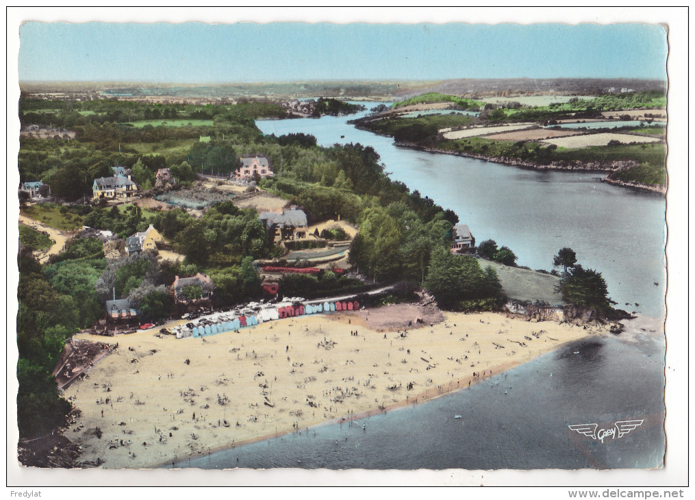 PORT MANECH  EN FINISTERE  LA PLAGE ET L´ENTREE DE L´AVEN  CARTE  CIRCULEE - Autres & Non Classés