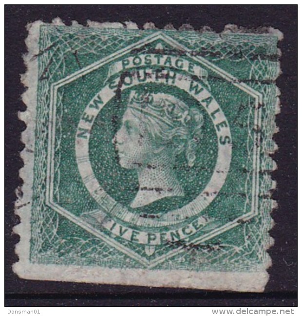 New South Wales 1860 SG 162 P10.5 &pound;26 Used Imperf At Base - Usados