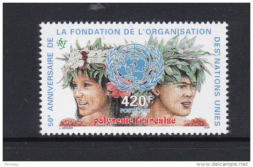 French Polynesia SG 737 1995 50th Anniversary U.N.O. MNH - Unused Stamps