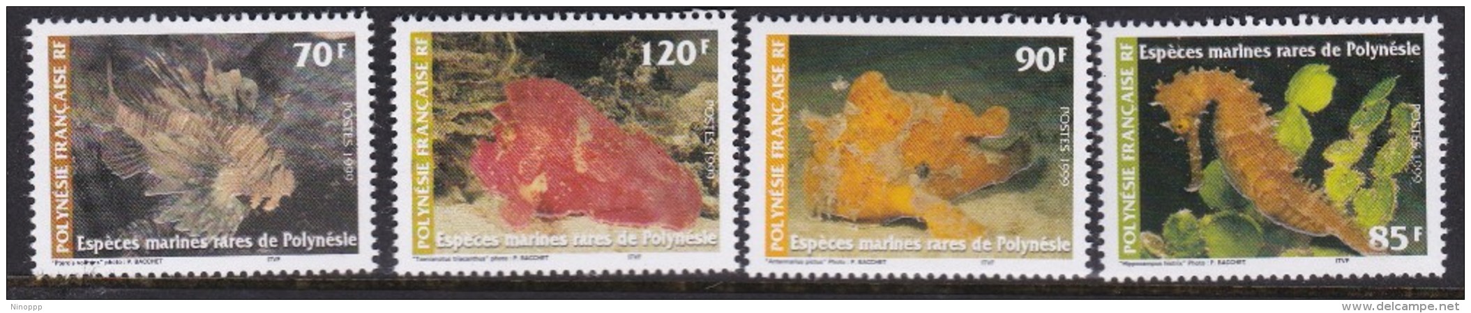 French Polynesia SG 841-44 1999 Rare Marine Species MNH - Unused Stamps