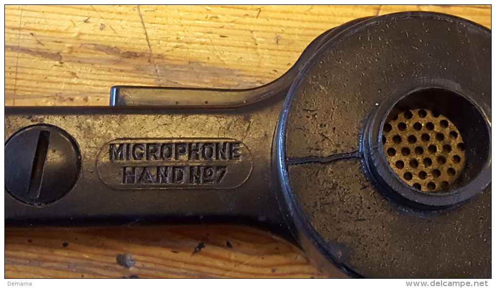 Microphone Hand N° 7 For Restoration / For Parts, WWII - Radios