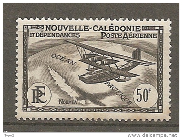 NOUVELLE-CALEDONIE -  Yv. PA  N°  34   *  50f  Cote  4,5 Euro  BE R 2 Scans - Ongebruikt