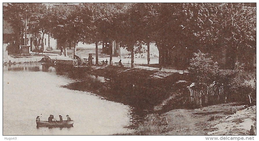 LA LOUVESC - N° 1843 - LE LAC DE GRAND LIEU ET LA VILLE - CPA NON VOYAGEE - La Louvesc